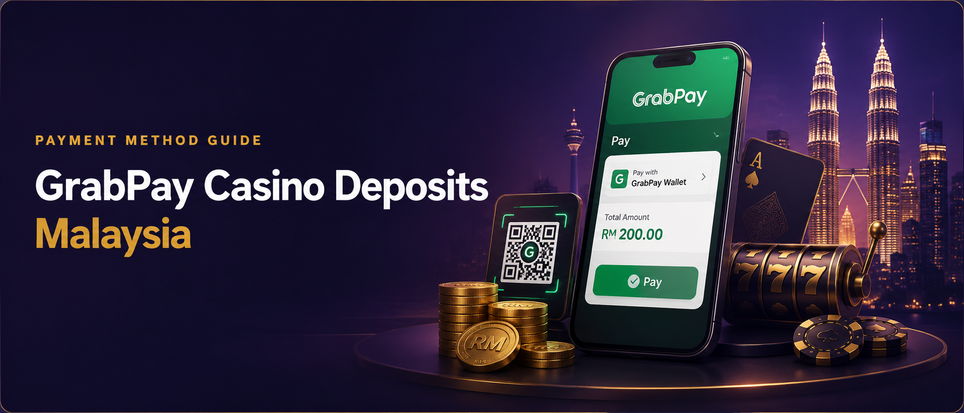 GrabPay casino deposit banner