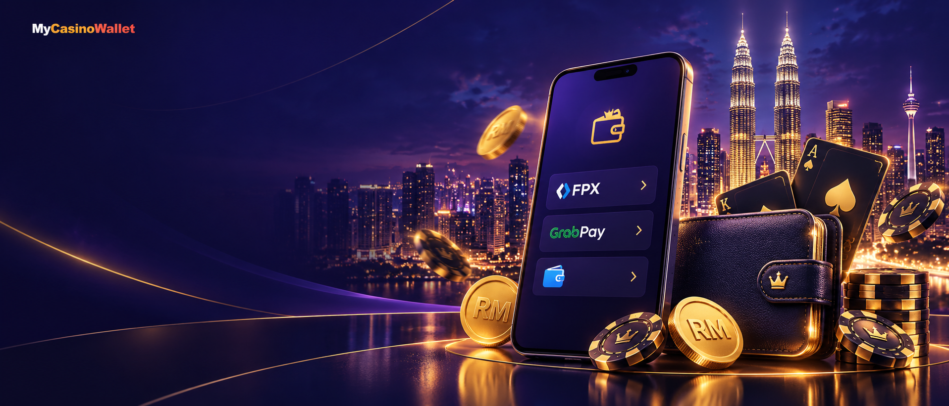MyCasinoWallet — e-wallet casino deposits in Malaysia with FPX, GrabPay and Touch n Go